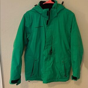Obermeyer pow jacket snowboarding